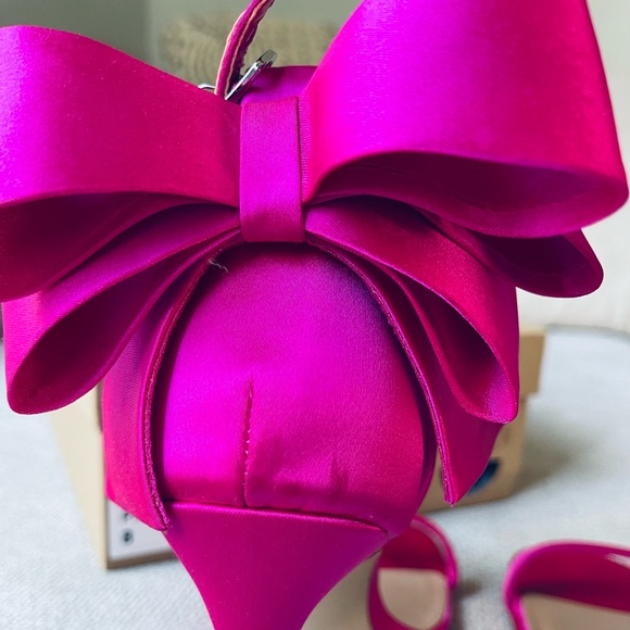 Steve Madden Babylon Pink Bow Heels - Picture 5 of 10